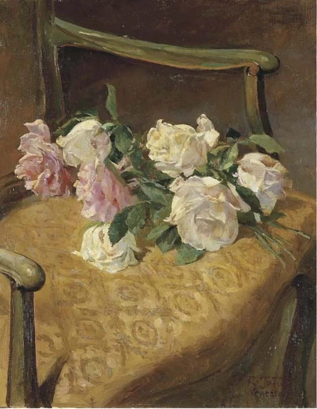Rose sulla poltrona